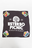 Pañuelo amplio, multiusos estampado, Festival Estéreo Picnic