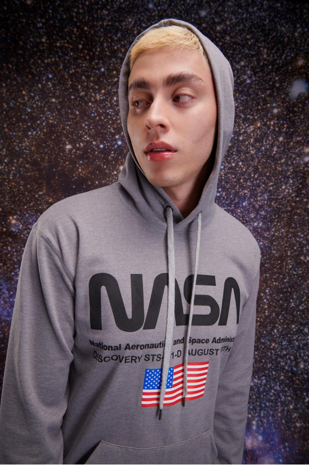 Buzo con capota, estampado de NASA