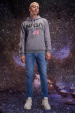 Buzo con capota, estampado de NASA