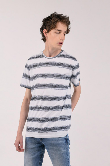 Camiseta manga corta estampada