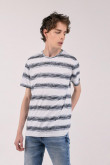 Camiseta manga corta estampada