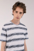 Camiseta manga corta estampada