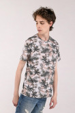 Camiseta manga corta estampada