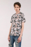 Camiseta manga corta estampada
