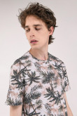 Camiseta manga corta estampada