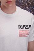 Camiseta manga corta estampada de NASA.