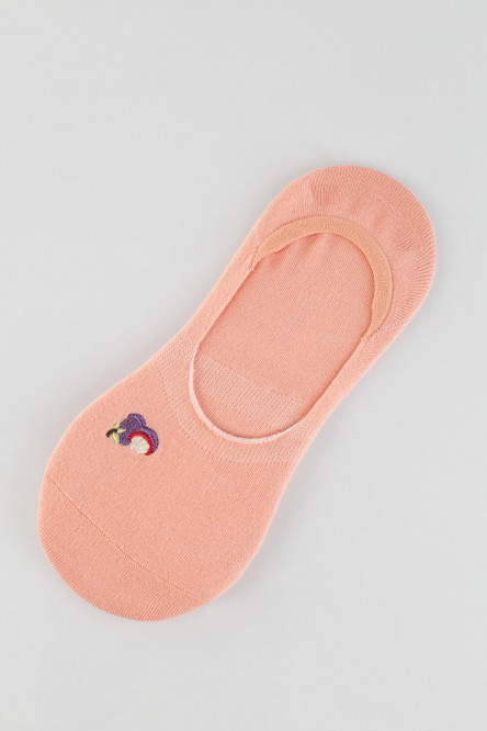 medias cortas con bordado