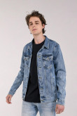 Chaqueta jean laser Johnny Bravo.