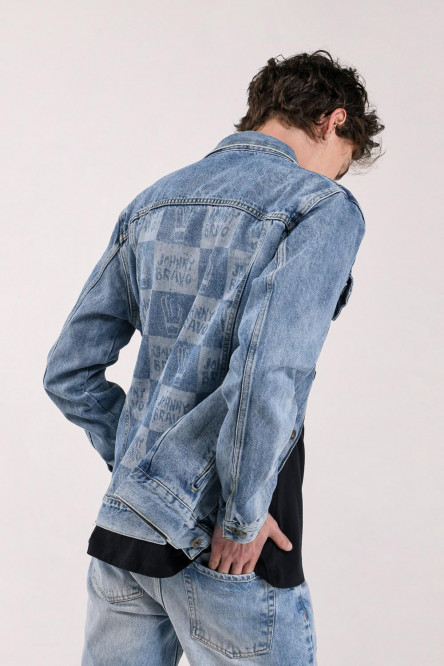 Chaqueta jean laser Johnny Bravo.