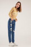Pantalon Jean Mom