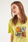 Camiseta manga corta, estampado de Rey León