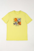 Camiseta manga corta, estampado de Rey León