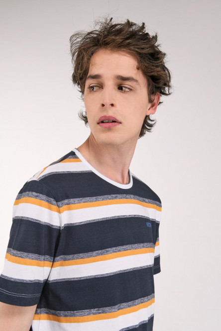 Camiseta manga corta estampada