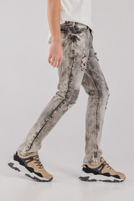 Jean Skinny con laser