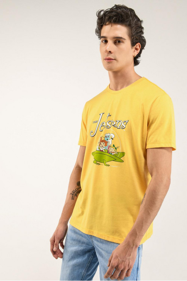 Camiseta manga corta, estampado de Los Supersonicos