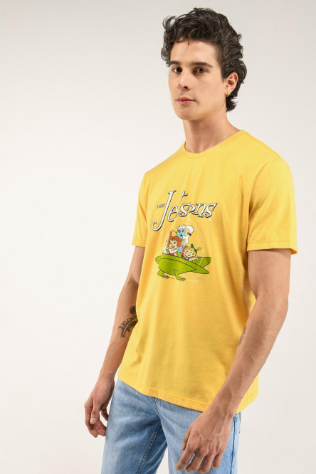 Camiseta manga corta, estampado de Los Supersonicos