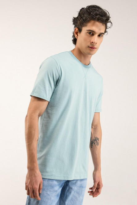Camiseta unicolor manga corta