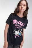 Camiseta manga corta estampado de La Vida moderna de Rocko.