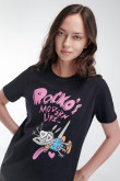 Camiseta manga corta estampado de La Vida moderna de Rocko.
