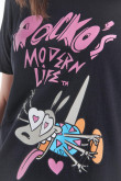 Camiseta manga corta estampado de La Vida moderna de Rocko.