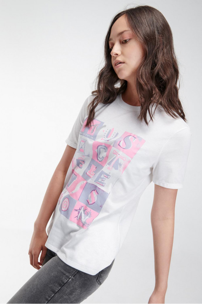Camiseta manga corta estampada de MTV.