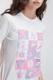 Camiseta manga corta estampada de MTV.