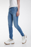 Jean jegging tiro alto, rotos