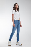 Jean jegging tiro alto, rotos