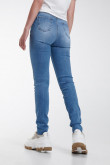 Jean jegging tiro alto, rotos