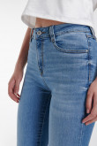 Jean jegging tiro alto, rotos