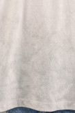 Camiseta estampada, cuello redondo, manga corta