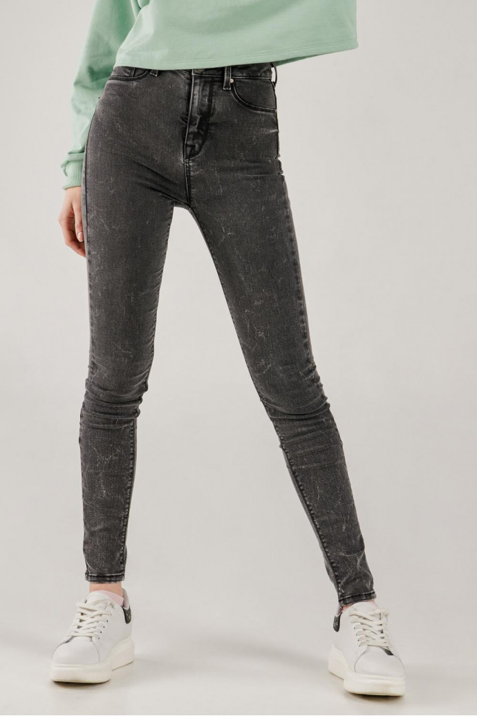 Jean jegging super alto