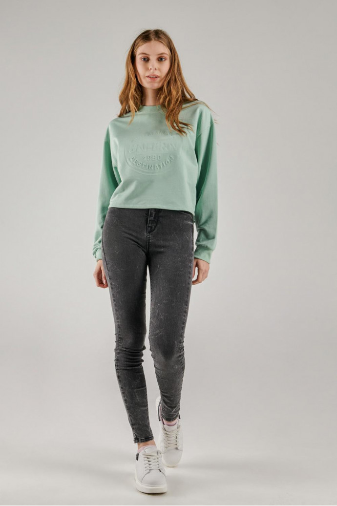 Jean jegging super alto