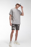 Camiseta manga corta bordado