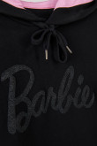 Buzo, con estampado en frente y capota, de  Barbie