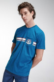 Camiseta manga corta con estampado.