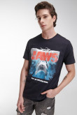 Camiseta manga corta, estampado de Tiburón.