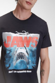 Camiseta manga corta, estampado de Tiburón.