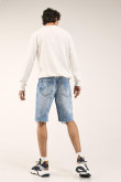 Bermuda slim con rotos