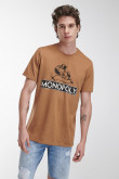 Camiseta manga corta, estampado de  Monopolio.