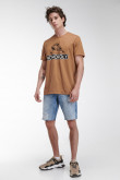 Camiseta manga corta, estampado de  Monopolio.