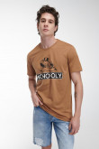 Camiseta manga corta, estampado de  Monopolio.
