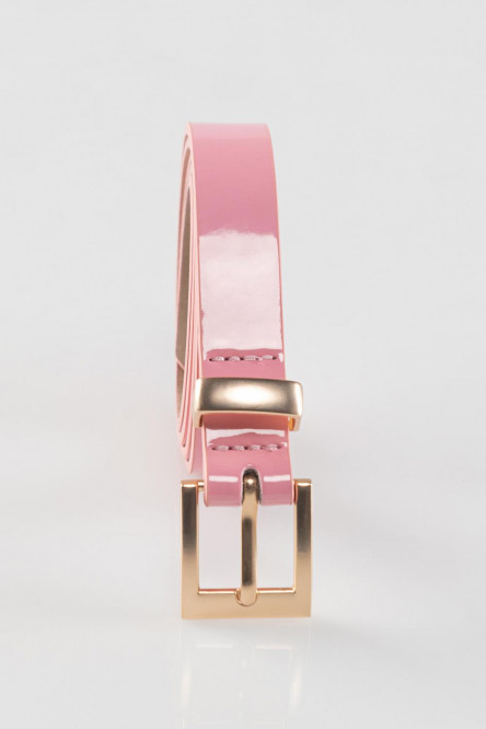 CINTURON UNICOLOR, HEBILLA METALICA