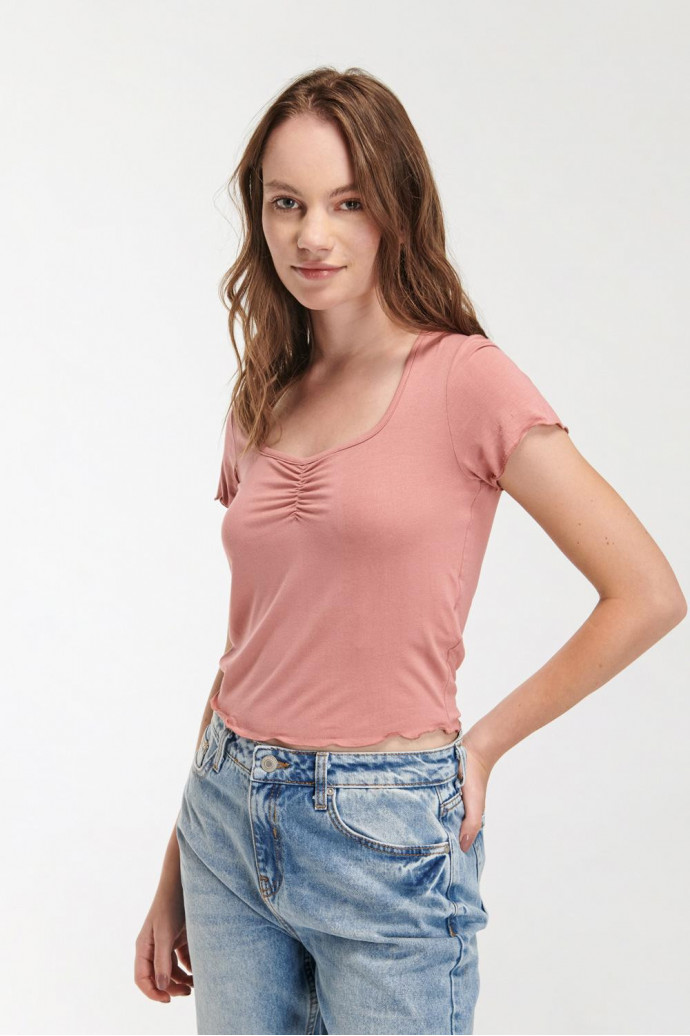 Camiseta cuello en V