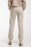 Pantalon jogger, unicolor, con bolsillos en costado