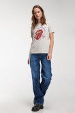 Camiseta, estampado de Rolling Stones
