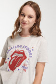 Camiseta, estampado de Rolling Stones