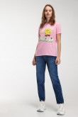 Camiseta manga corta estampado de Bob Esponja.