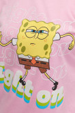 Camiseta manga corta estampado de Bob Esponja.