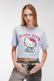 Camiseta manga corta, estampado de Hello Kitty